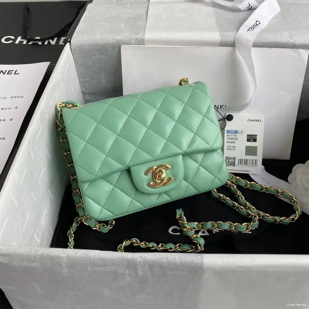 First Bag Ru CHANEL FLAP 17CM BAG 0607